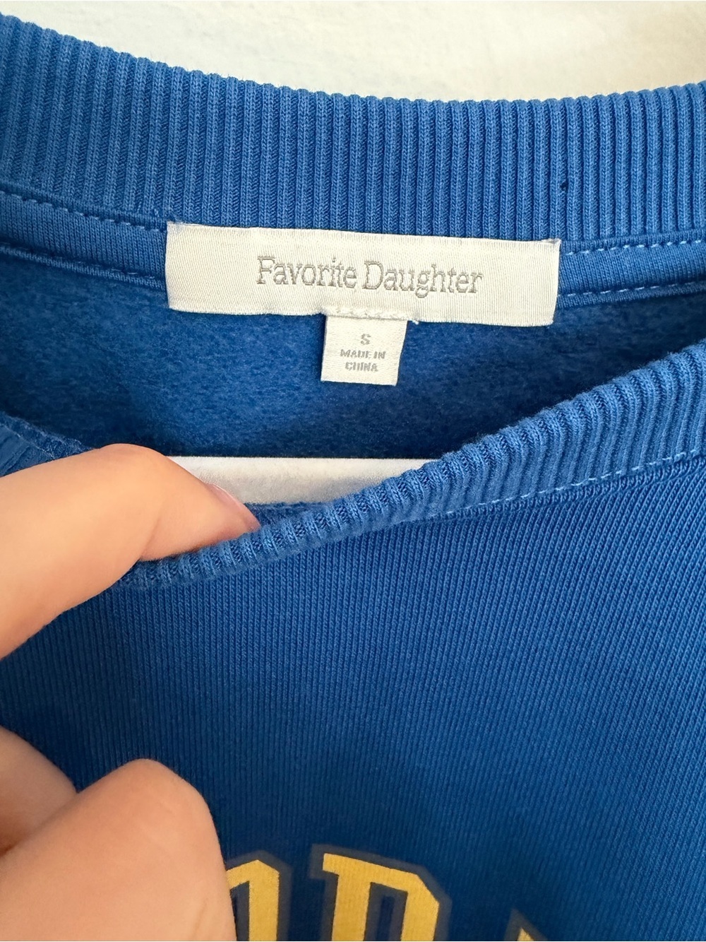 Favorite Daughter Oversized Sweatshirt | Sapphire S (sold out) - Picture 7 of 15